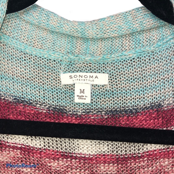 Sonoma Tribal Cardigan Medium - Picture 3 of 5